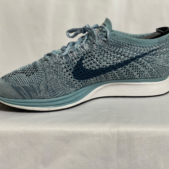 *RARE FIND* SIZE 12 - NIKE FLYKNIT RACER "BLUEBERRY" 2017 *ORIGINAL RELEASE* - Picture 16 of 16